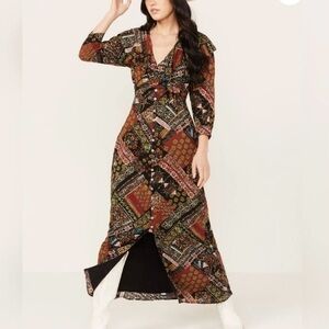 Free People Lennon Boho Dress